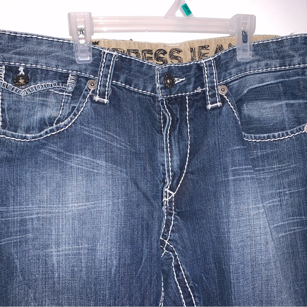 Men’s Express Skinny Denim Jeans Slightly Washed - Picture 2 of 5